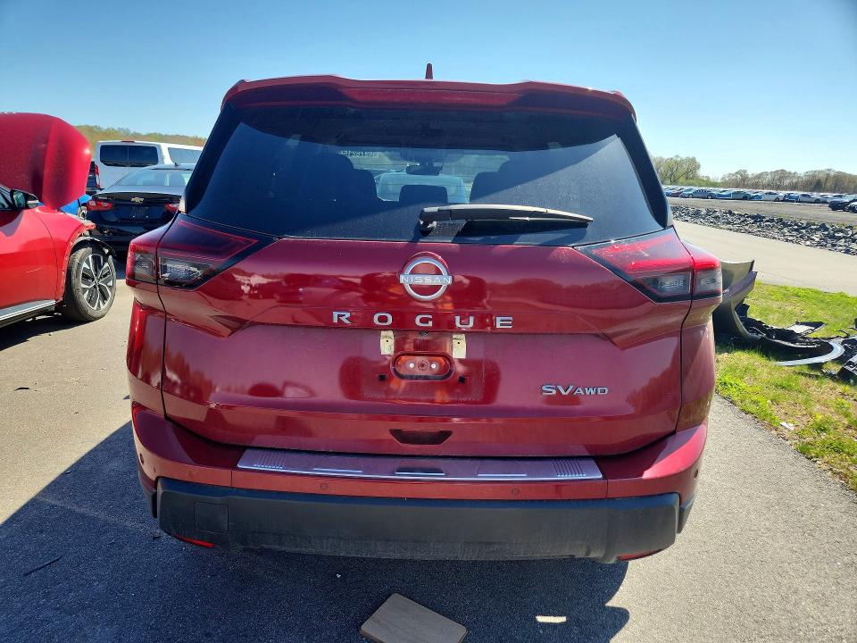 2024 Nissan Rogue VIN 5N1BT3BB6RC725075 COPART salvage auction — FRONT END, Va - Cert Of Title - Salvage, sold $8,700 on 2026-07-29 (photo 6)