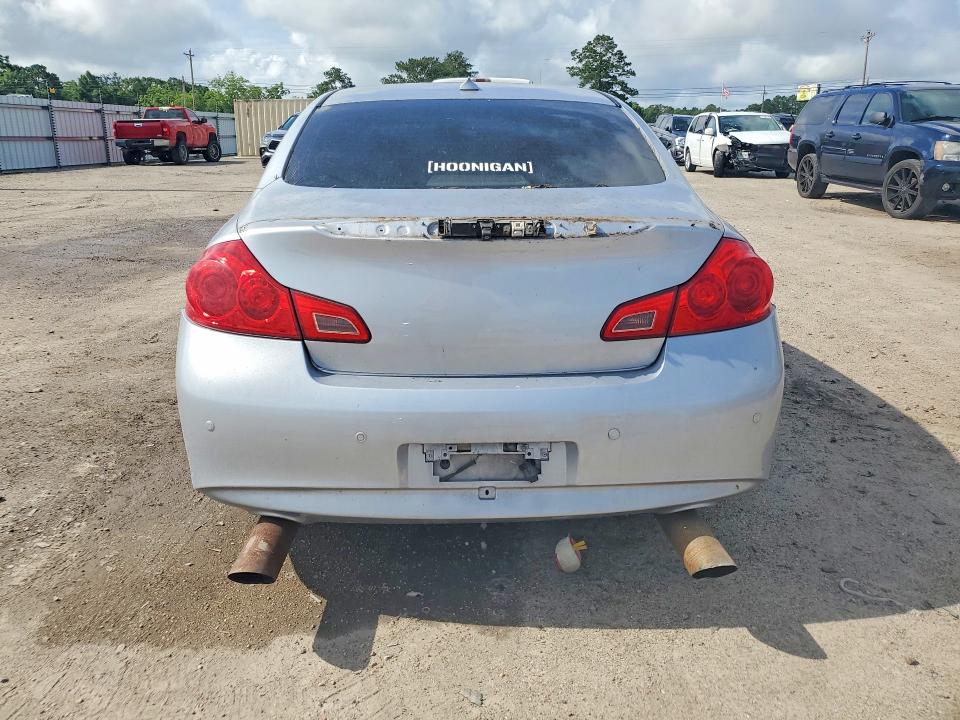 2011 Infiniti G37 VIN JN1CV6AP4BM510640 COPART salvage auction — WATER/FLOOD, Fl - Cert Of Title-Slvg Rebld Flood, sold $300 on 2026-07-02 (photo 6)