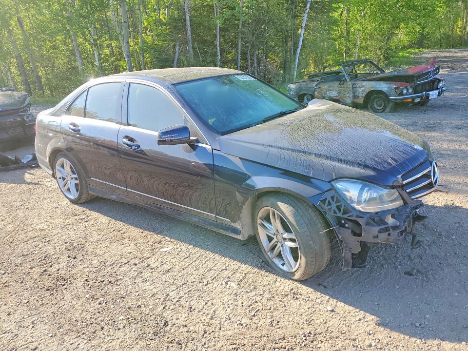 2014 Mercedes-benz C-klasse VIN WDDGF8AB3EA965860 COPART salvage auction — FRONT END, On - Permit Salvage, sold $1,800 on 2026-07-14 (photo 4)
