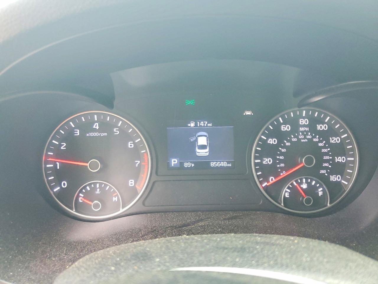 2019 Kia Optima VIN 5XXGT4L31KG369065 COPART salvage auction — Front End, St - Salvage Title, sold $3,000 on 2026-07-10 (photo 9)