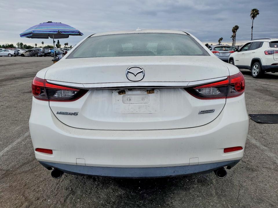 2016 Mazda 6 VIN JM1GJ1T56G1435098 COPART salvage auction — FRONT END, CA - SALVAGE CERTIFICATE, sold $1,750 on 2026-07-24 (photo 6)