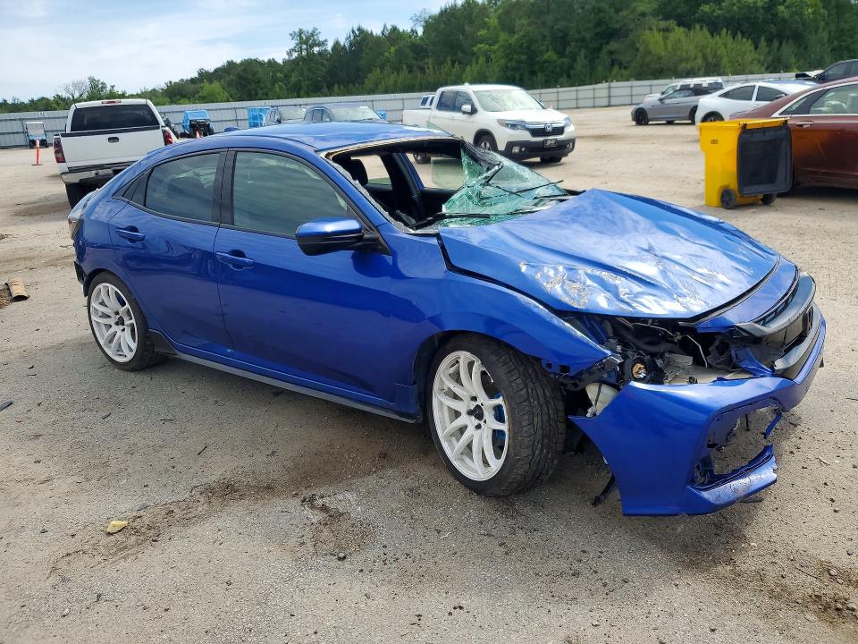 2018 Honda Civic VIN SHHFK7H48JU230908 COPART salvage auction — REAR END, Sc - Cert Of Title-Salvage, sold $275 on 2026-07-27 (photo 4)