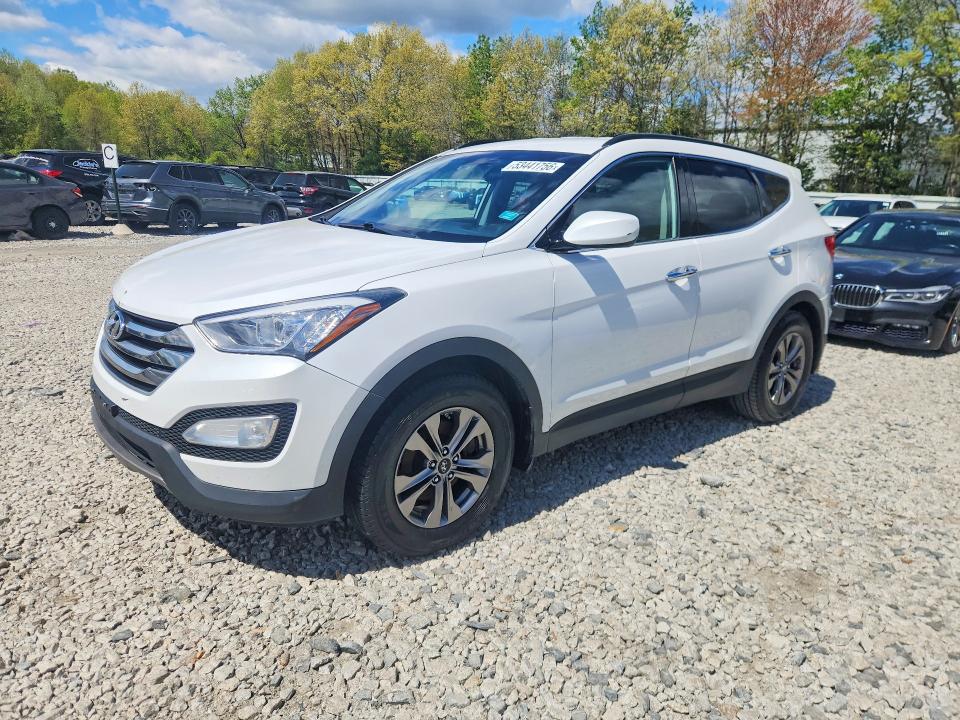 2016 Hyundai Santa fe VIN 5XYZUDLB7GG343263 COPART salvage auction — MECHANICAL, Nh - Certificate Of Title, sold $3,150 on 2026-07-15 (photo 1)