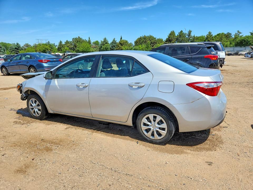 2015 Toyota Corolla VIN 5YFBURHE3FP223701 COPART salvage auction — FRONT END, Il - Salvage Certificate, sold $1,500 on 2026-07-09 (photo 2)