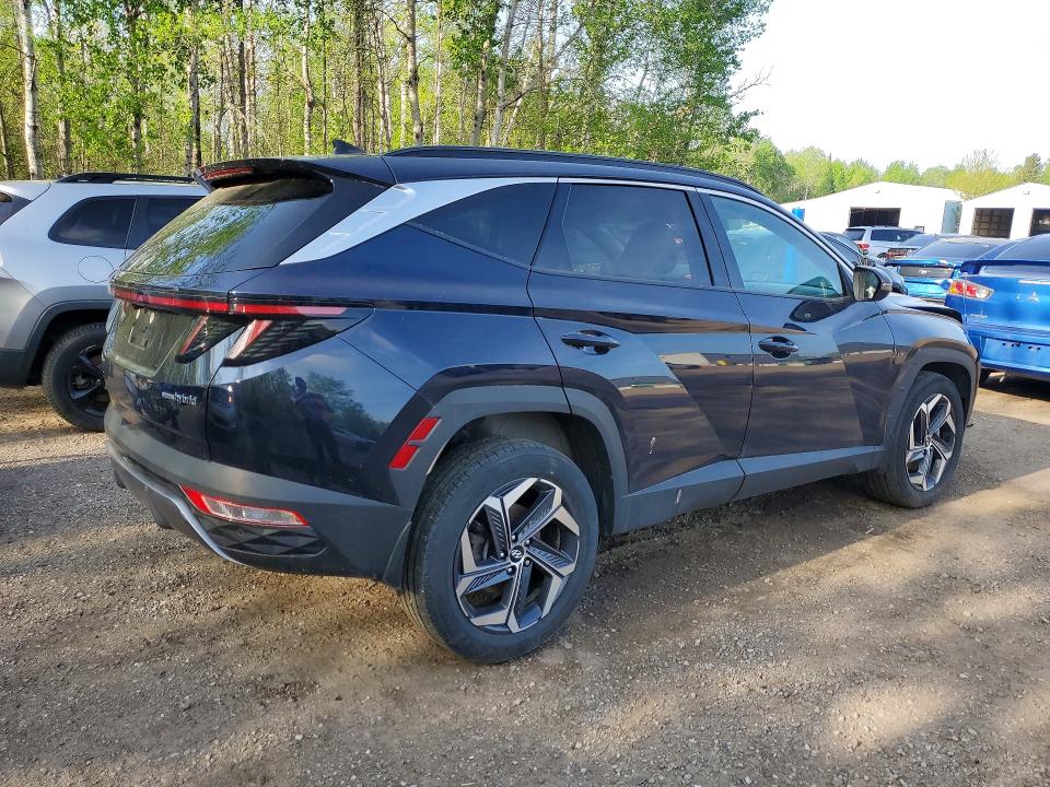 2024 Hyundai Tucson VIN KM8JCCD12RU169535 COPART salvage auction — FRONT END, On - Permit Salvage, sold $12,900 on 2026-07-23 (photo 3)