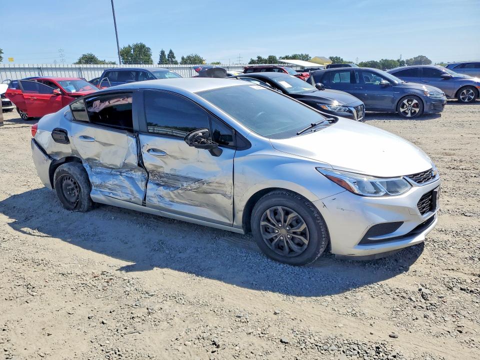 2017 Chevrolet Cruze VIN 1G1BC5SM7H7230658 COPART salvage auction — REAR END, Ca - Salvage Certificate, sold $925 on 2026-07-02 (photo 4)