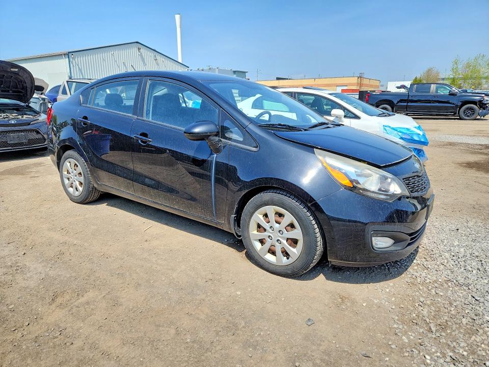 2013 Kia Rio VIN KNADM4A38D6207984 COPART salvage auction — MINOR DENT/SCRATCHES, On - Permit No Brand - Unfit, sold $750 on 2026-07-21 (photo 4)