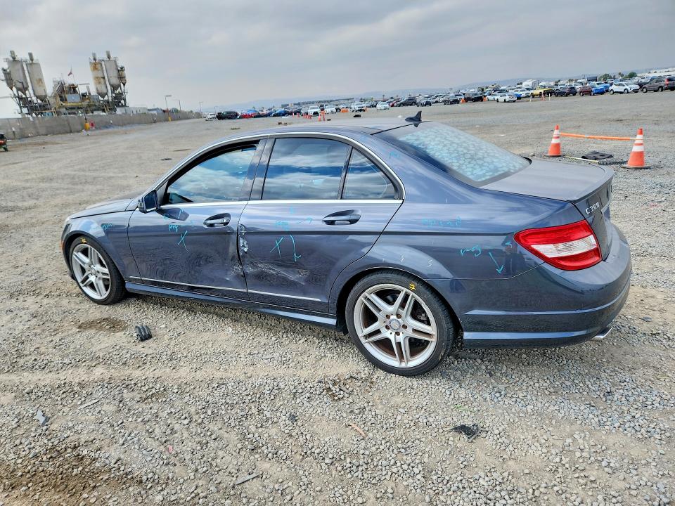 2011 Mercedes-benz C class VIN WDDGF5EBXBR174151 COPART salvage auction — SIDE, CA - SALVAGE CERTIFICATE, sold $1,000 on 2026-08-18 (photo 2)