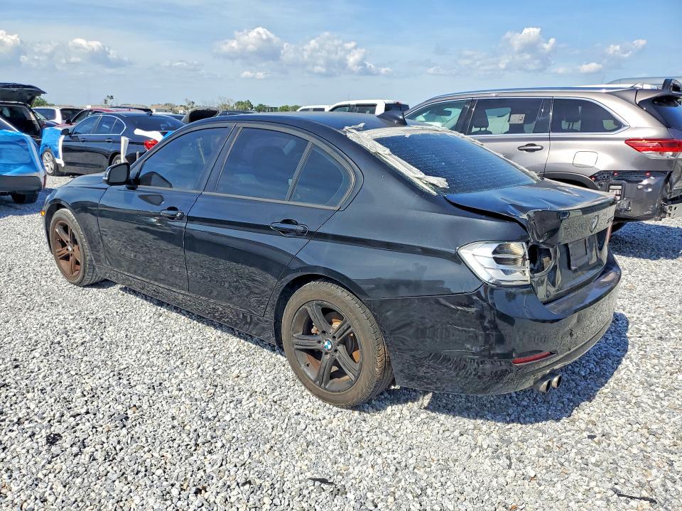 2013 BMW 3 series VIN WBA3A5C50DJ461047 COPART salvage auction — REAR END, Fl - Cert Of Title Slvg Rebuildable, sold $1,050 on 2026-07-06 (photo 2)