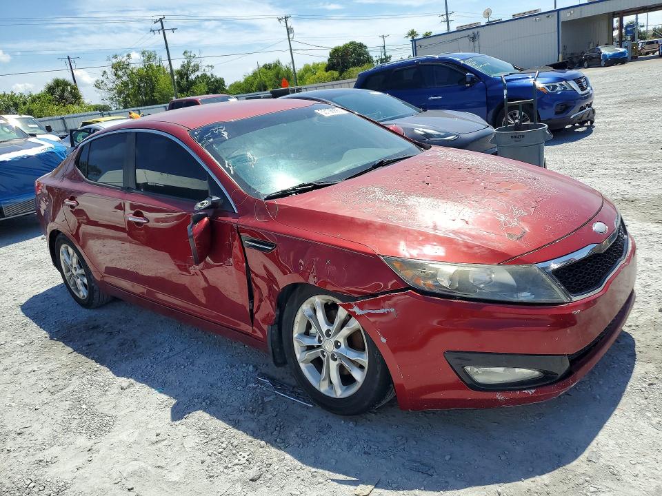 2013 Kia Optima VIN 5XXGN4A71DG233778 COPART salvage auction — SIDE, Fl - Certificate Of Destruction, sold $375 on 2026-07-31 (photo 4)