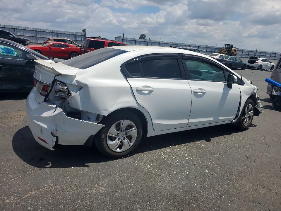 2014 Honda Civic VIN 19XFB2F50EE260920 COPART salvage auction — FRONT END, Ca - Salvage Certificate, sold $1,300 on 2026-07-02 (photo 3)