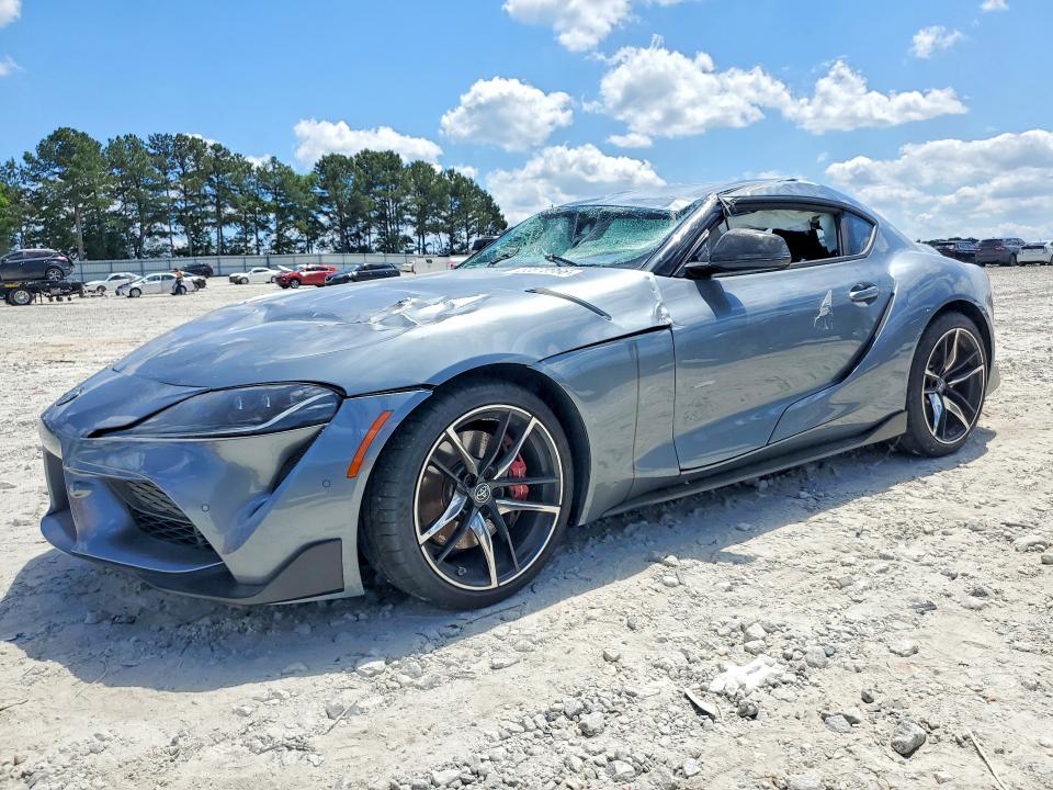 2021 Toyota Supra VIN WZ1DB0C04MW044689 COPART salvage auction — FRONT END, Ga - Cert Of Title-Salvage, sold $12,000 on 2026-07-08 (photo 1)