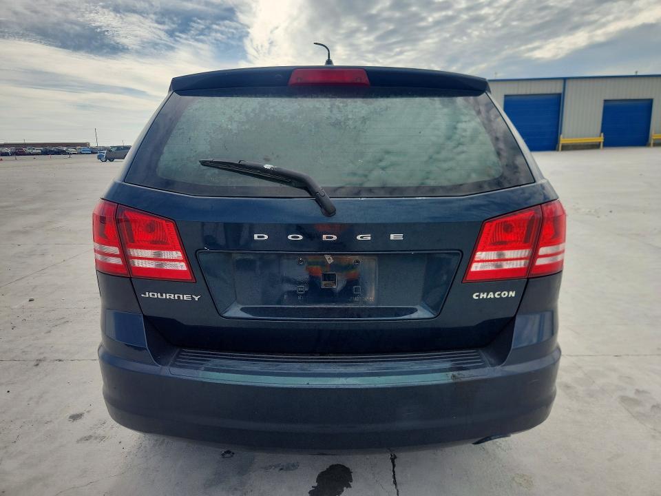 2013 Dodge Journey VIN 3C4PDCAB0DT509633 COPART salvage auction — BURN, Tx - Nonrepairable Title, sold $175 on 2026-07-02 (photo 6)