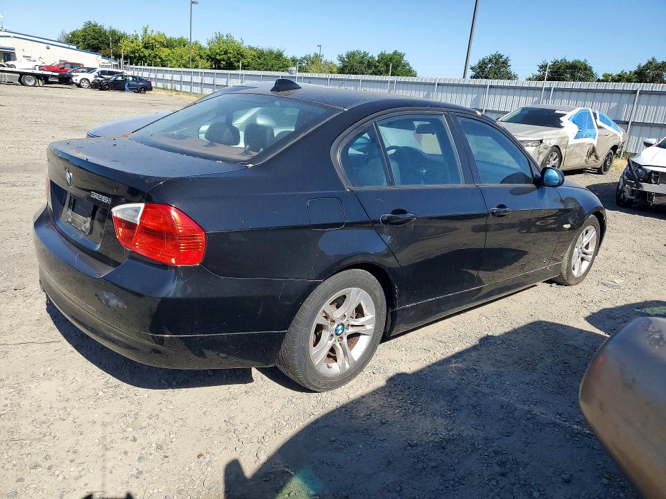 2008 BMW 3 series VIN WBAVA37588NL54947 COPART salvage auction — FRONT END, Ca - Dis/Dlr/Exp Only Clean Title (P), sold $325 on 2026-07-07 (photo 3)