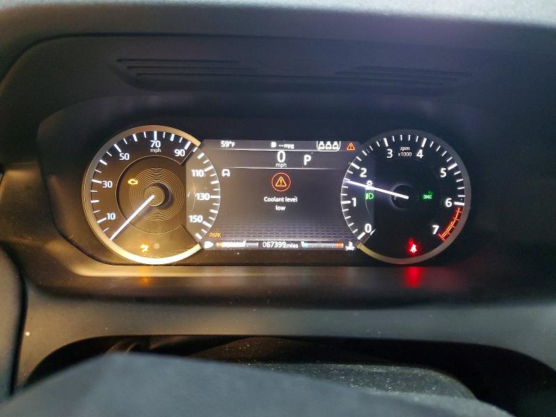 2020 Land rover Discovery VIN SALCJ2FX0LH852440 COPART salvage auction — FRONT END, KY - CERT OF TITLE-SALVAGE, sold $4,550 on 2026-07-24 (photo 9)