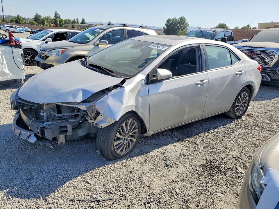 2018 Toyota Corolla VIN 5YFBURHE2JP795352 COPART salvage auction — FRONT END, Salvage Title, sold $825 on 2026-07-22 (photo 1)