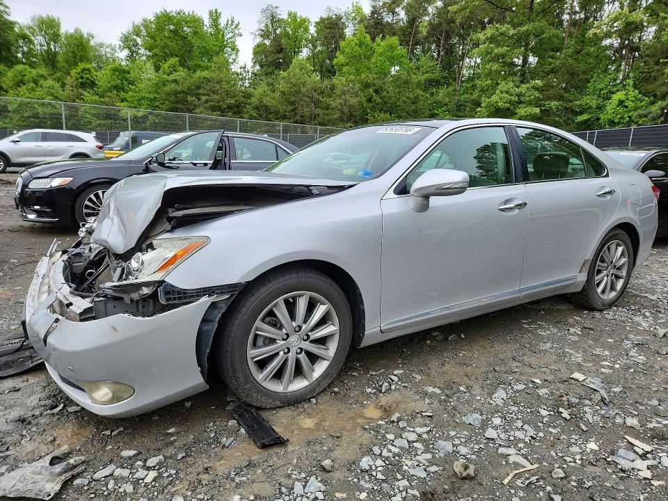 2010 Lexus ES VIN JTHBK1EG0A2377270 COPART salvage auction — FRONT END, Md - Cert Of Salvage > 75% Damage, sold $775 on 2026-07-31 (photo 1)