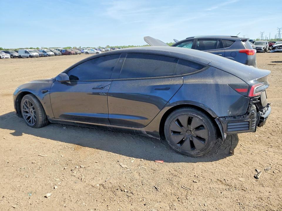 2025 Tesla Model 3 VIN 5YJ3E1EB7SF940492 COPART salvage auction — REAR END, IL - SALVAGE CERTIFICATE, sold $13,900 on 2026-07-28 (photo 2)