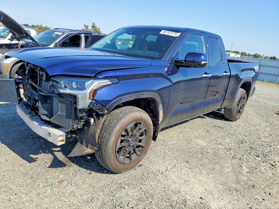 2023 Toyota Tundra VIN 5TFJA5DA1PX091248 COPART salvage auction — FRONT END, Ca - Salvage Certificate, sold $19,400 on 2026-07-07 (photo 1)