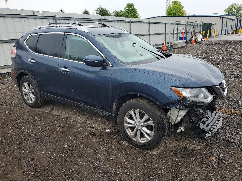 2015 Nissan Rogue VIN KNMAT2MV3FP541105 COPART salvage auction — FRONT END, Md - Cert Of Salvage > 75% Damage, sold $725 on 2026-07-27 (photo 4)