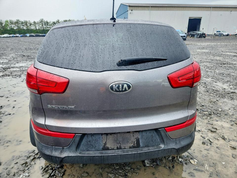 2014 Kia Sportage VIN KNDPB3AC1E7586158 COPART salvage auction — FRONT END, Id - Salvage Certificate Of Title, sold $2,250 on 2026-07-08 (photo 6)