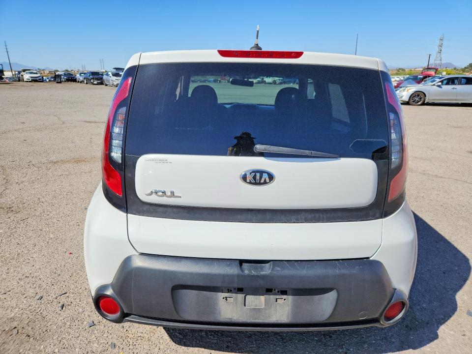 2015 Kia Soul VIN KNDJN2A23F7231489 COPART salvage auction — FRONT END, AZ - CERT OF TITLE - SALVAGE, sold $325 on 2026-07-24 (photo 6)