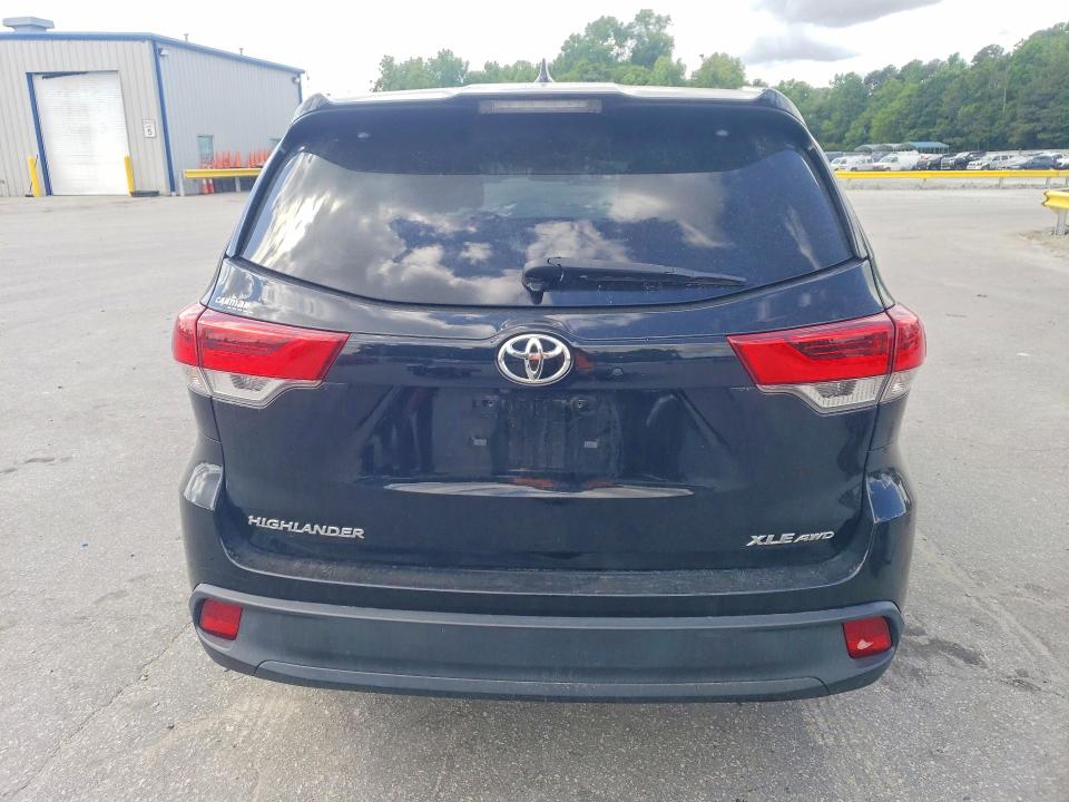 2019 Toyota Highlander VIN 5TDJZRFH5KS593205 COPART salvage auction — SIDE, Nc - Salvage Certificate Of Title, sold $10,500 on 2026-07-16 (photo 6)