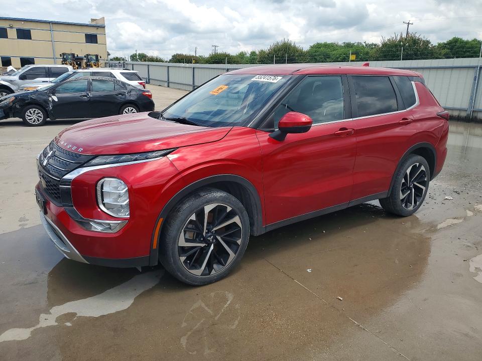 2022 Mitsubishi Outlander VIN JA4J4UA89NZ016876 COPART salvage auction — SIDE, Tx - Certificate Of Title (P), sold $9,300 on 2026-07-13 (photo 1)