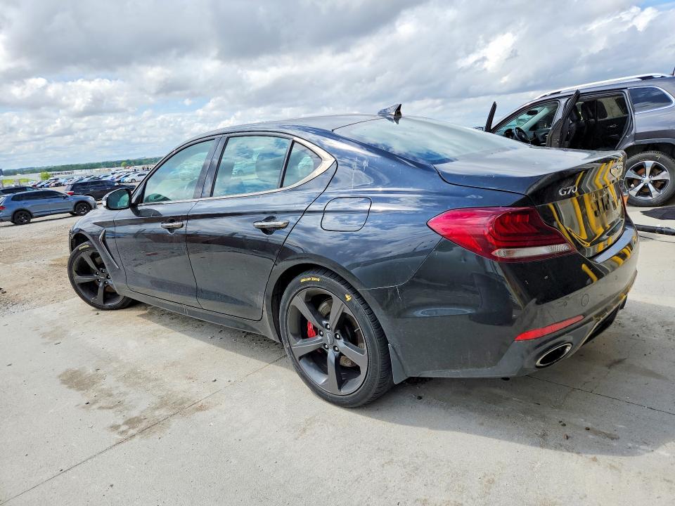 2019 Genesis G70 VIN KMTG34LE6KU031366 COPART salvage auction — FRONT END, Ne - Cert Of Title-Salvage, sold $5,200 on 2026-07-14 (photo 2)