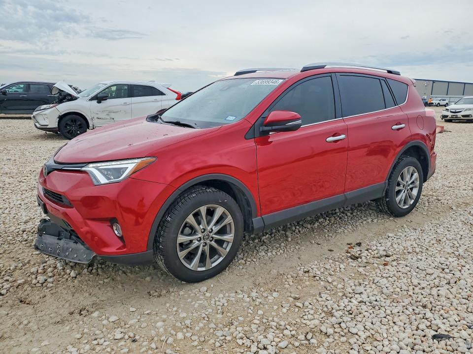 2016 Toyota VIN JTMYFREV8GJ085300 COPART salvage auction — FRONT END, Tx - Salvage Vehicle Title, sold $8,900 on 2026-07-09 (photo 1)
