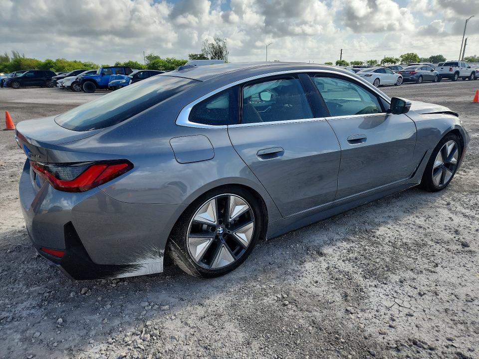 2026 BMW I4 VIN WBY63HD0XTFW33020 COPART salvage auction — FRONT END, Fl - Cert Of Title Slvg Rebuildable, sold $15 on 2026-07-29 (photo 3)