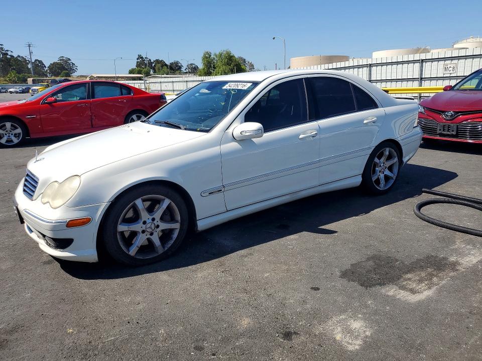 2007 Mercedes-benz C-klasse VIN WDBRF52H97A943528 COPART salvage auction — REAR END, Ca - Salvage Certificate, sold $325 on 2026-08-10 (photo 1)