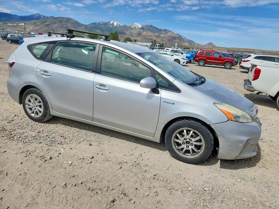 2012 Toyota Prius VIN JTDZN3EU9C3164663 COPART salvage auction — MINOR DENT/SCRATCHES, Ut - Salvage Certificate, sold $1,600 on 2026-07-10 (photo 4)