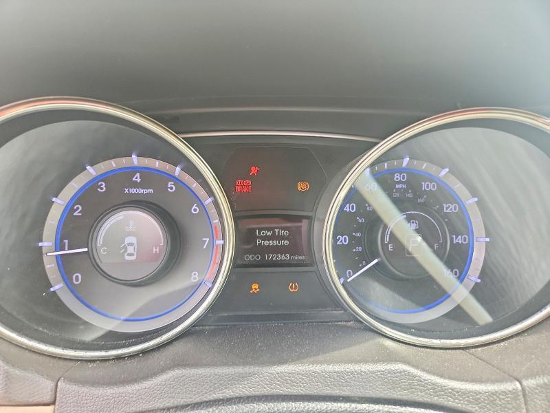 2012 Hyundai Sonata VIN 5NPEC4AB2CH449918 COPART salvage auction — REAR END, Ga - Cert Of Title-Salvage, sold $550 on 2026-07-28 (photo 9)
