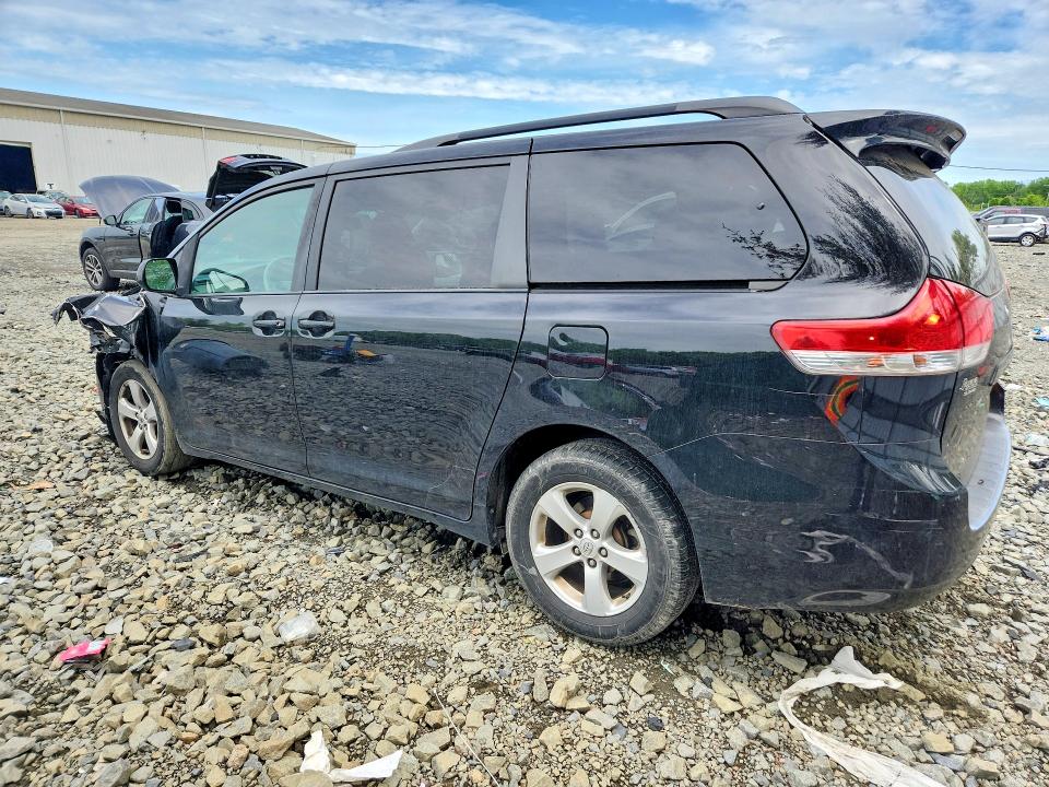 2014 Toyota Sienna VIN 5TDKK3DC4ES417117 COPART salvage auction — FRONT END, Nj - Cert Of Title-Salvage, sold $3,000 on 2026-07-13 (photo 2)