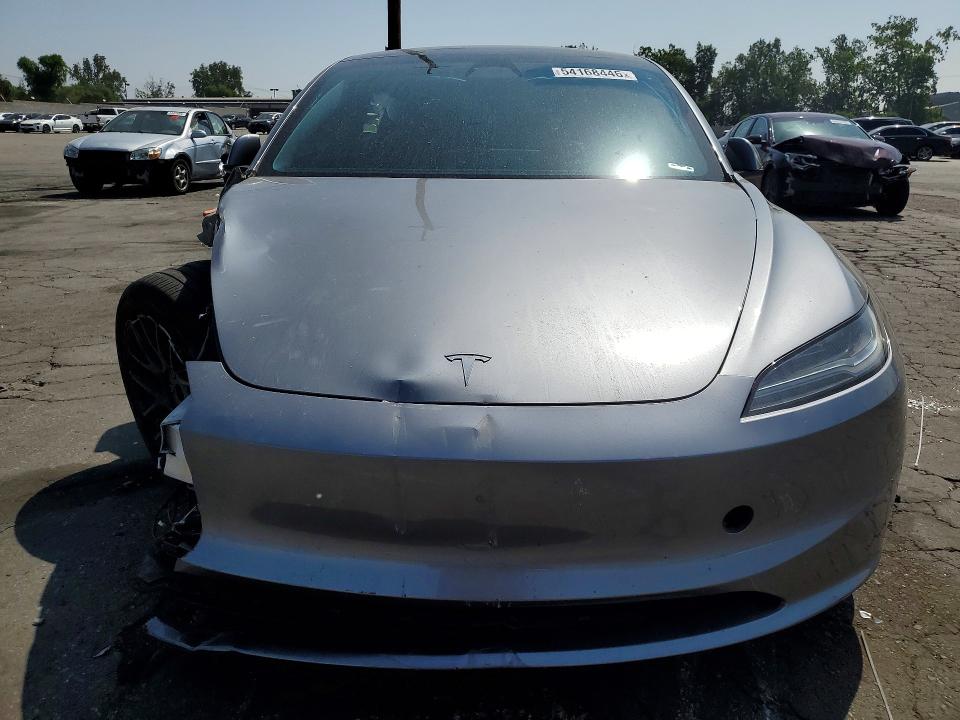 2024 Tesla VIN 5YJ3E1EA9RF869491 COPART salvage auction — FRONT END, Ca - Salvage Certificate, sold $9,600 on 2026-07-20 (photo 5)