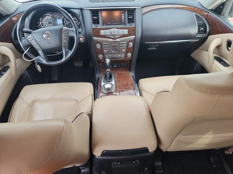 2018 Nissan Armada VIN JN8AY2NC9JX503325 COPART salvage auction — FRONT END, TX - CERTIFICATE OF TITLE, sold $2,650 on 2026-07-28 (photo 8)