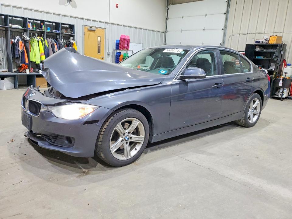 2015 BMW 3er VIN WBA3B3C5XFF546162 COPART salvage auction — FRONT END, NH - CERT OF TITLE-SALVAGE, sold $450 on 2026-07-30 (photo 1)