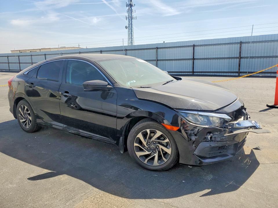2017 Honda Civic VIN 19XFC2F72HE219174 COPART salvage auction — FRONT END, Ca - Salvage Certificate, sold $3,650 on 2026-07-02 (photo 4)