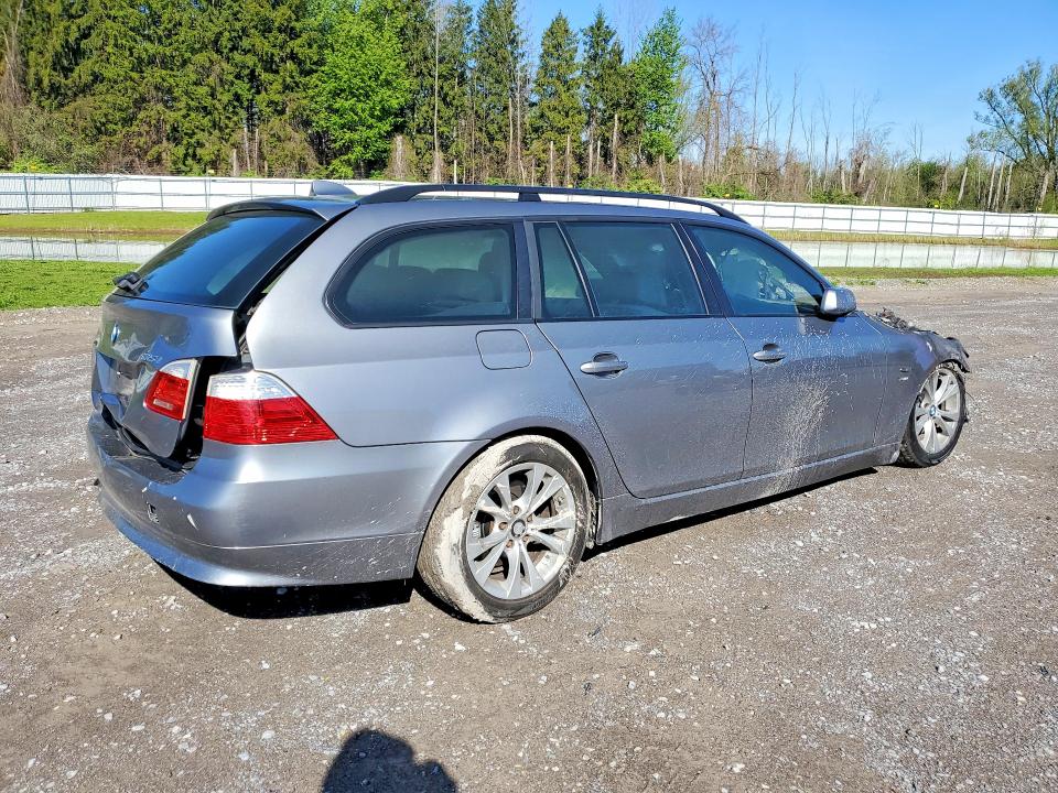 2009 BMW 5 series VIN WBAPT73539CX02523 COPART salvage auction — BURN, NY - MV-907A SALVAGE CERTIFICATE, sold $225 on 2026-07-13 (photo 3)