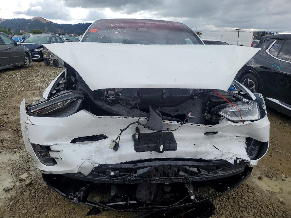 2017 Tesla Model x VIN 5YJXCAE20HF041764 COPART salvage auction — FRONT END, Ca - Salvage Certificate, sold $100 on 2026-07-21 (photo 5)