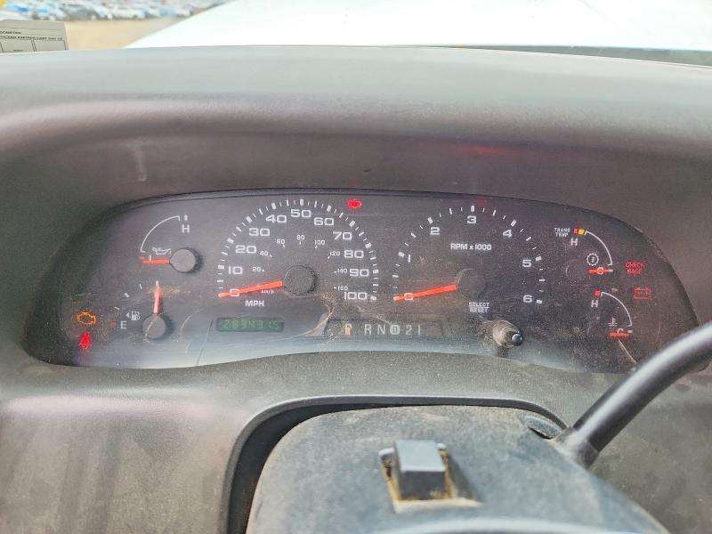 2004 Ford F-250 super duty VIN 1FTNW20LX4EE07004 COPART salvage auction — FRONT END, Pa - Certificate Of Salvage, sold $425 on 2026-07-02 (photo 9)