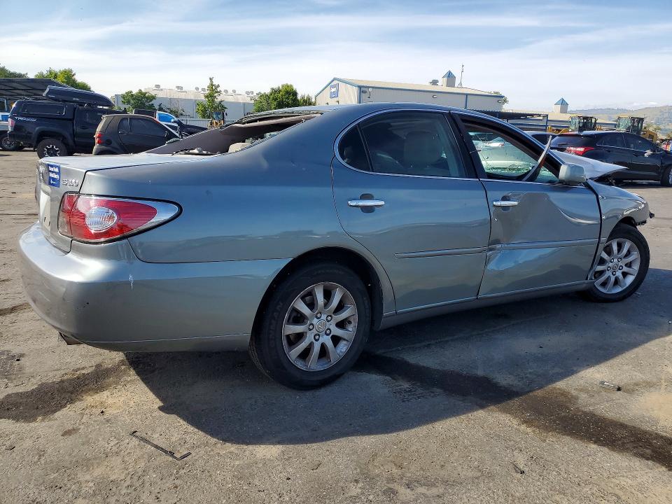 2004 Lexus Es 330 VIN JTHBA30GX40018577 COPART salvage auction — FRONT END, CA - SALVAGE CERTIFICATE, sold $70 on 2026-07-14 (photo 3)