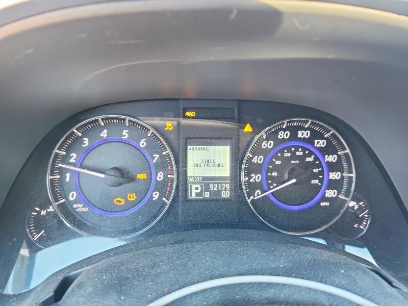 2013 Infiniti Fx VIN JN8CS1MW1DM170396 COPART salvage auction — FRONT END, IL - SALVAGE CERTIFICATE, sold $1,050 on 2026-07-07 (photo 9)