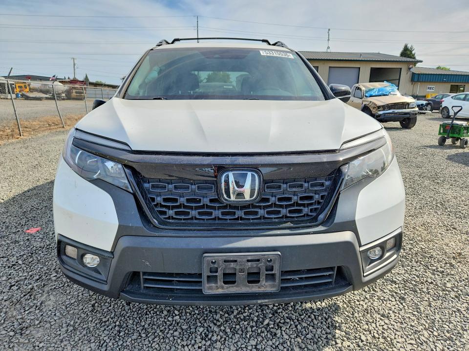 2021 Honda Passport VIN 5FNYF8H26MB030049 COPART salvage auction — FRONT END, Or - Salvage Title Certificate, sold $9,300 on 2026-07-14 (photo 5)