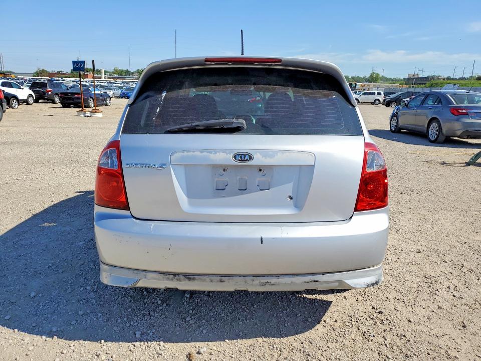2006 Kia Spectra VIN KNAFE162265336333 COPART salvage auction — FRONT END, Ia - Cert Of Title-Salvage Title, sold $350 on 2026-07-22 (photo 6)