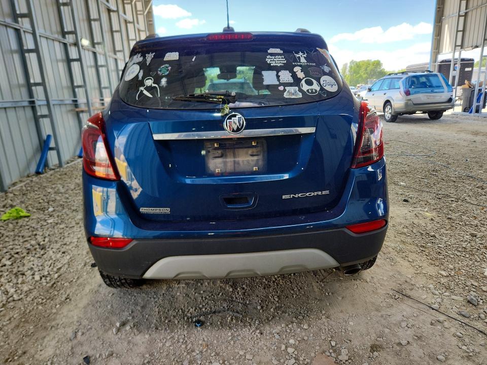 2020 Buick Encore VIN KL4CJASB1LB010005 COPART salvage auction — HAIL, Mo - Salvage Certificate Of Title, sold $1,600 on 2026-07-28 (photo 6)