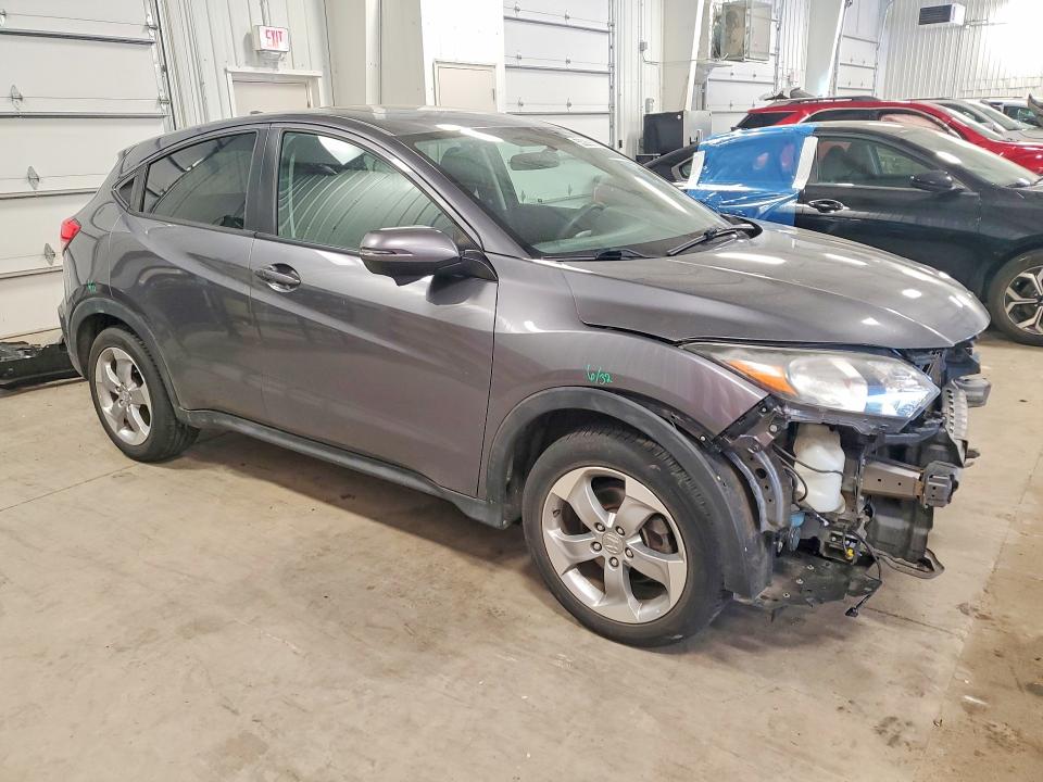 2017 Honda Hr-v VIN 3CZRU6H56HM728181 COPART salvage auction — FRONT END, Pa - Certificate Of Salvage, sold $4,350 on 2026-07-02 (photo 4)