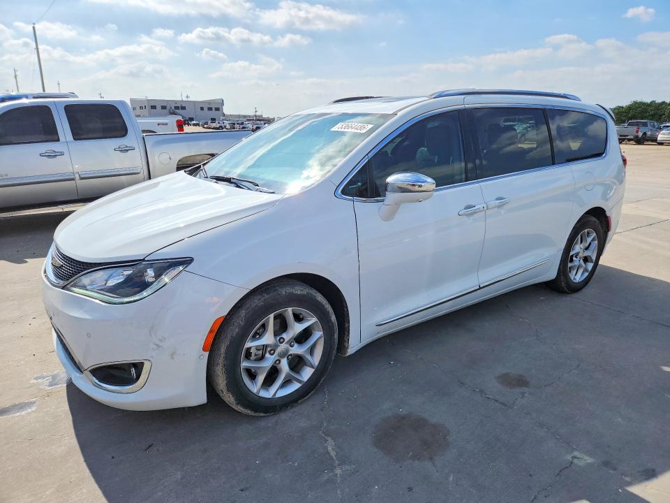 2020 Chrysler Pacifica VIN 2C4RC1GG9LR151954 COPART salvage auction — REAR END, Tx - Salvage Vehicle Title, sold $8,200 on 2026-08-20 (photo 1)