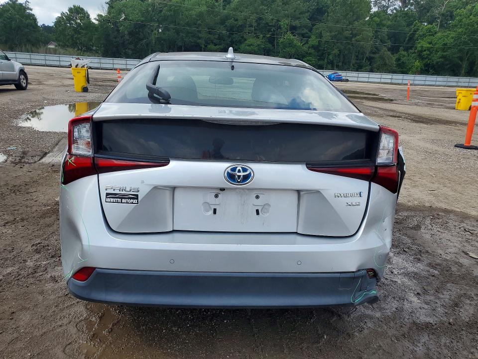 2020 Toyota Prius VIN JTDKARFU3L3125114 COPART salvage auction — REAR END, La - Cert Of Title-Salvage, sold $4,850 on 2026-07-17 (photo 6)